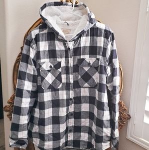 Boston Traders Plaid Button Up Jacket
